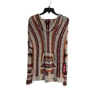 NWT Rock & Roll Cowgirl Womens Pullover Hoodie Sweater Top Western Size M